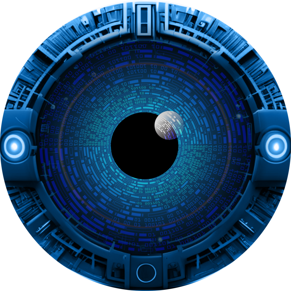 Modern Technology Eye Cybersecurity Crop-out png