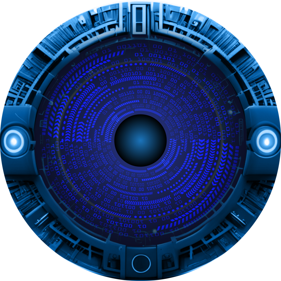 Modern Technology Eye Cybersecurity Crop-out png