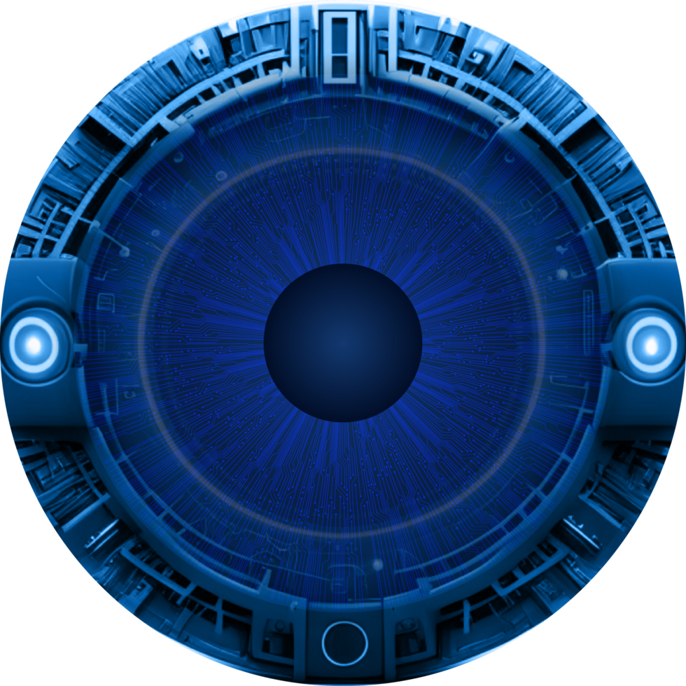 Modern Technology Eye Cybersecurity Crop-out png