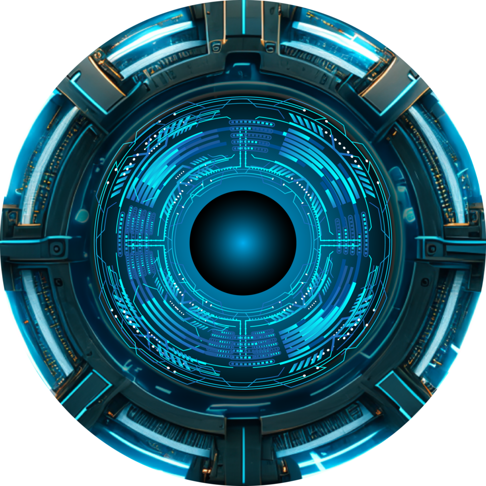 Modern Technology Eye Cybersecurity Crop-out png