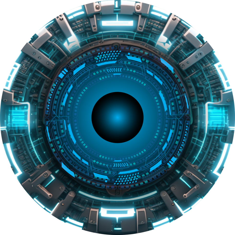 Modern Technology Eye Cybersecurity Crop-out png