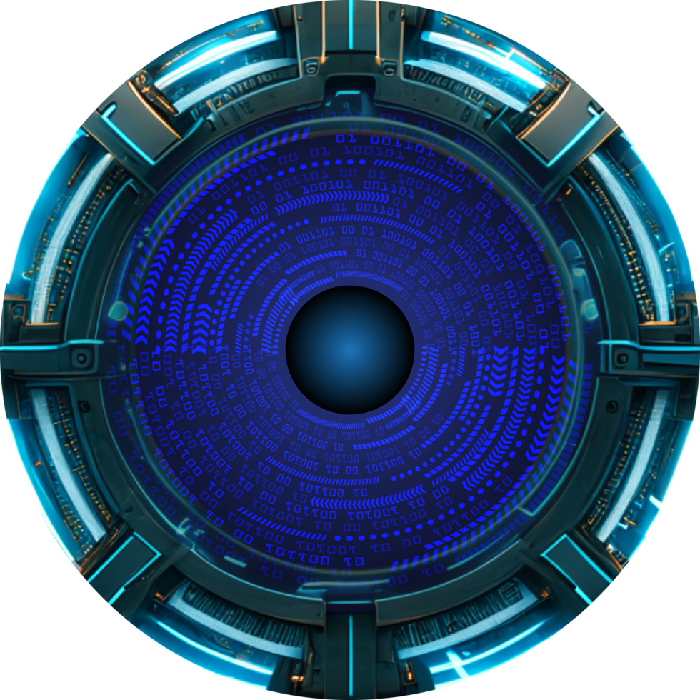 Modern Technology Eye Cybersecurity Crop-out png
