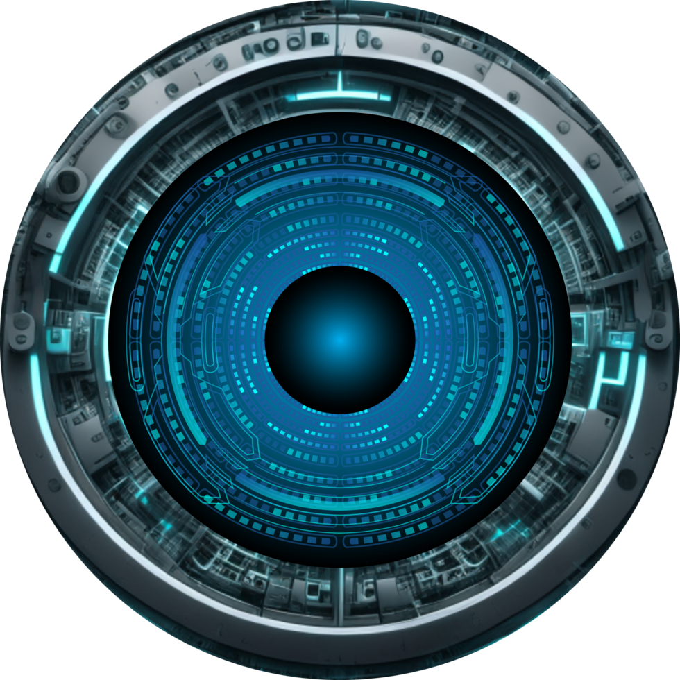 Modern Technology Eye Cybersecurity Crop-out png