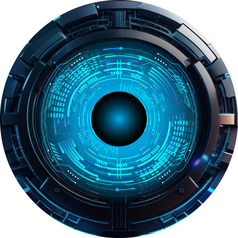 Modern Technology Eye Cybersecurity Crop-out png
