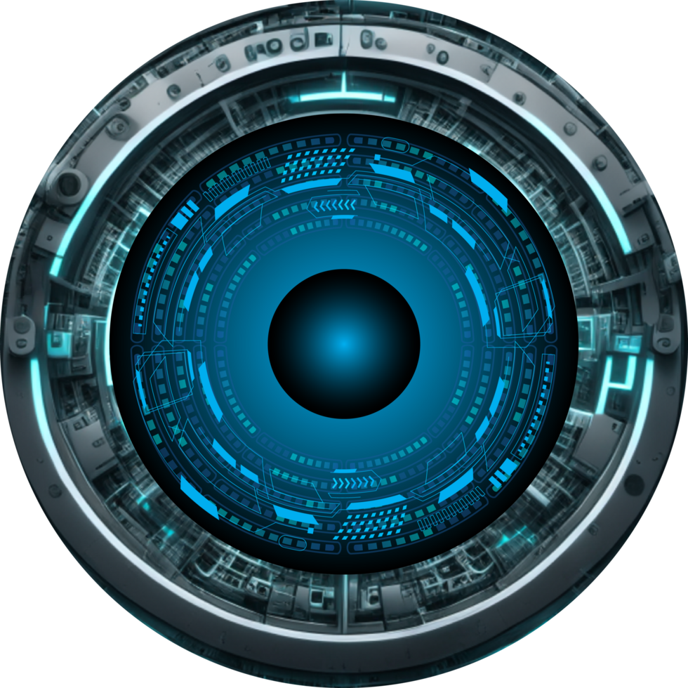 Modern Technology Eye Cybersecurity Crop-out png
