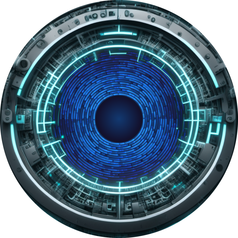 Modern Technology Eye Cybersecurity Crop-out png