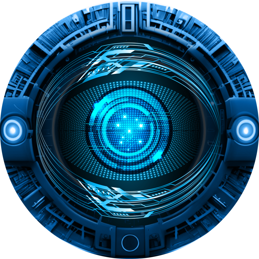 Modern Technology Eye Cybersecurity Crop-out png