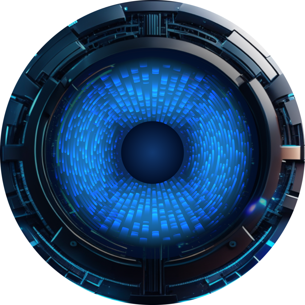 Modern Technology Eye Cybersecurity Crop-out png