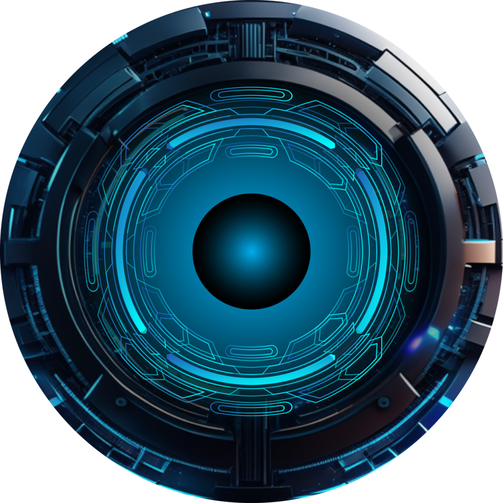 Modern Technology Eye Cybersecurity Crop-out png