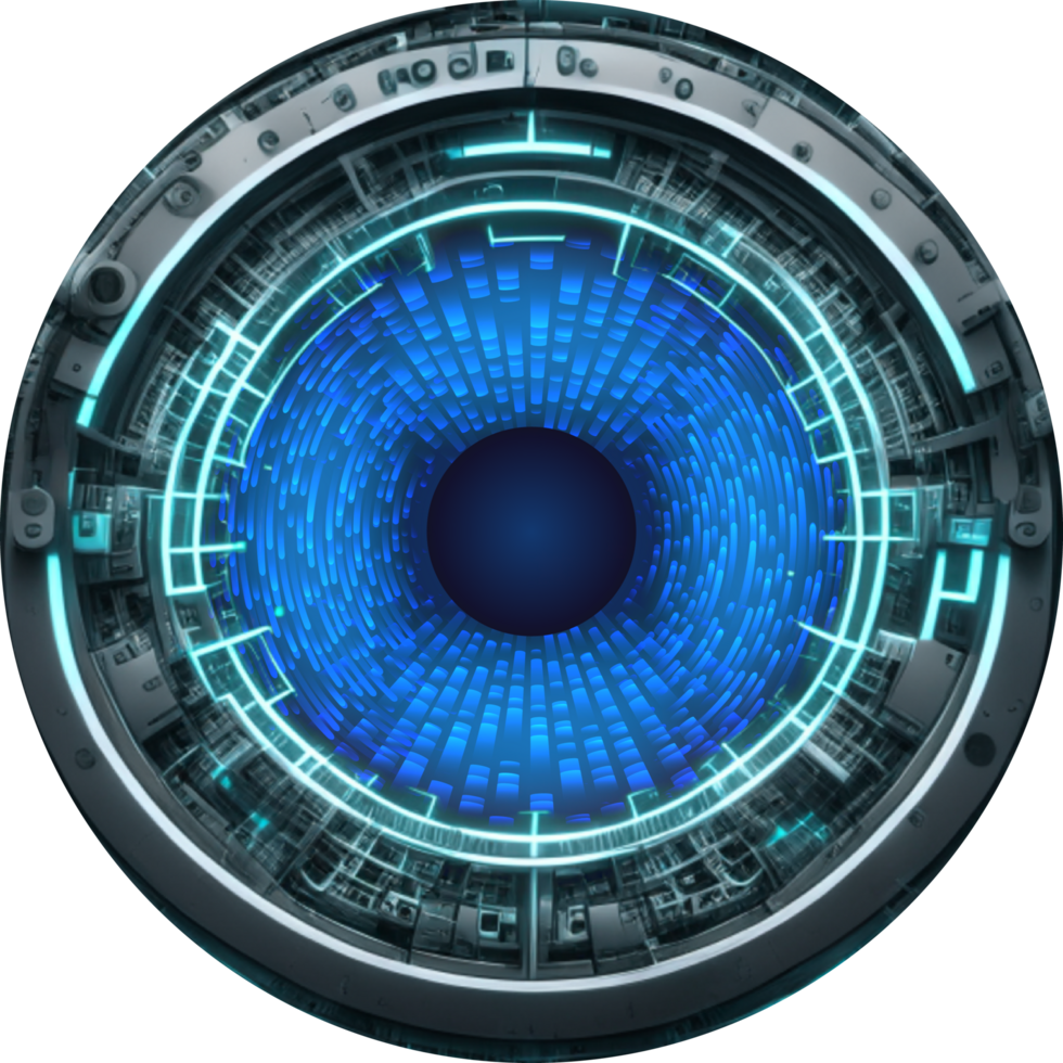Modern Technology Eye Cybersecurity Crop-out png