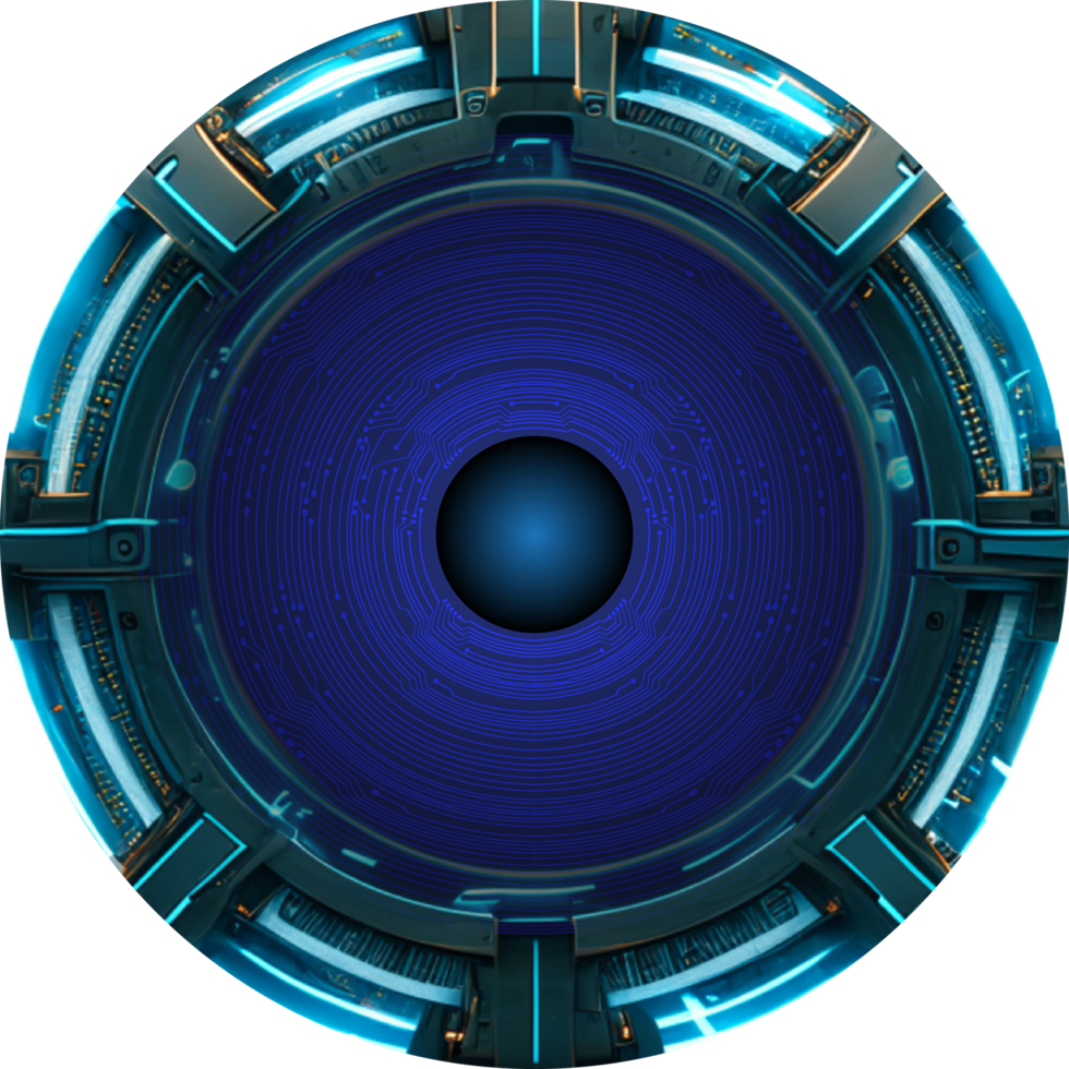 Modern Technology Eye Cybersecurity Crop-out png