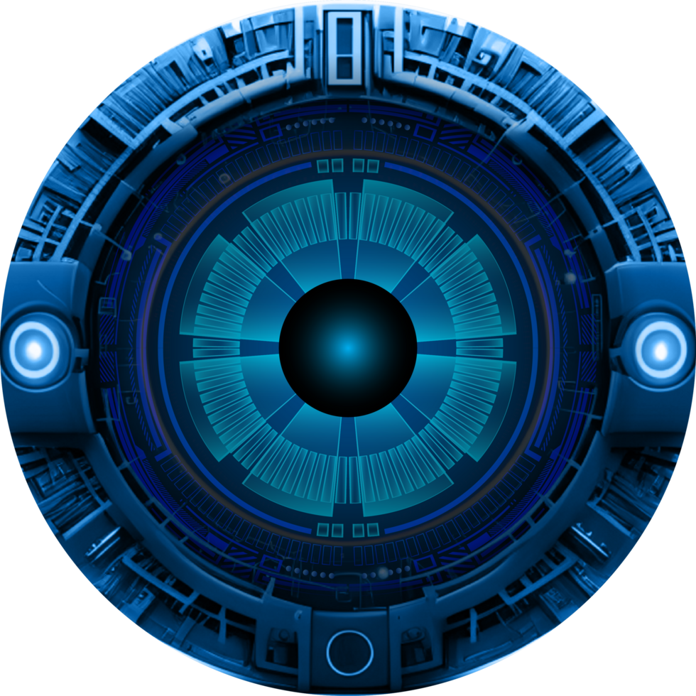 Modern Technology Eye Cybersecurity Crop-out png