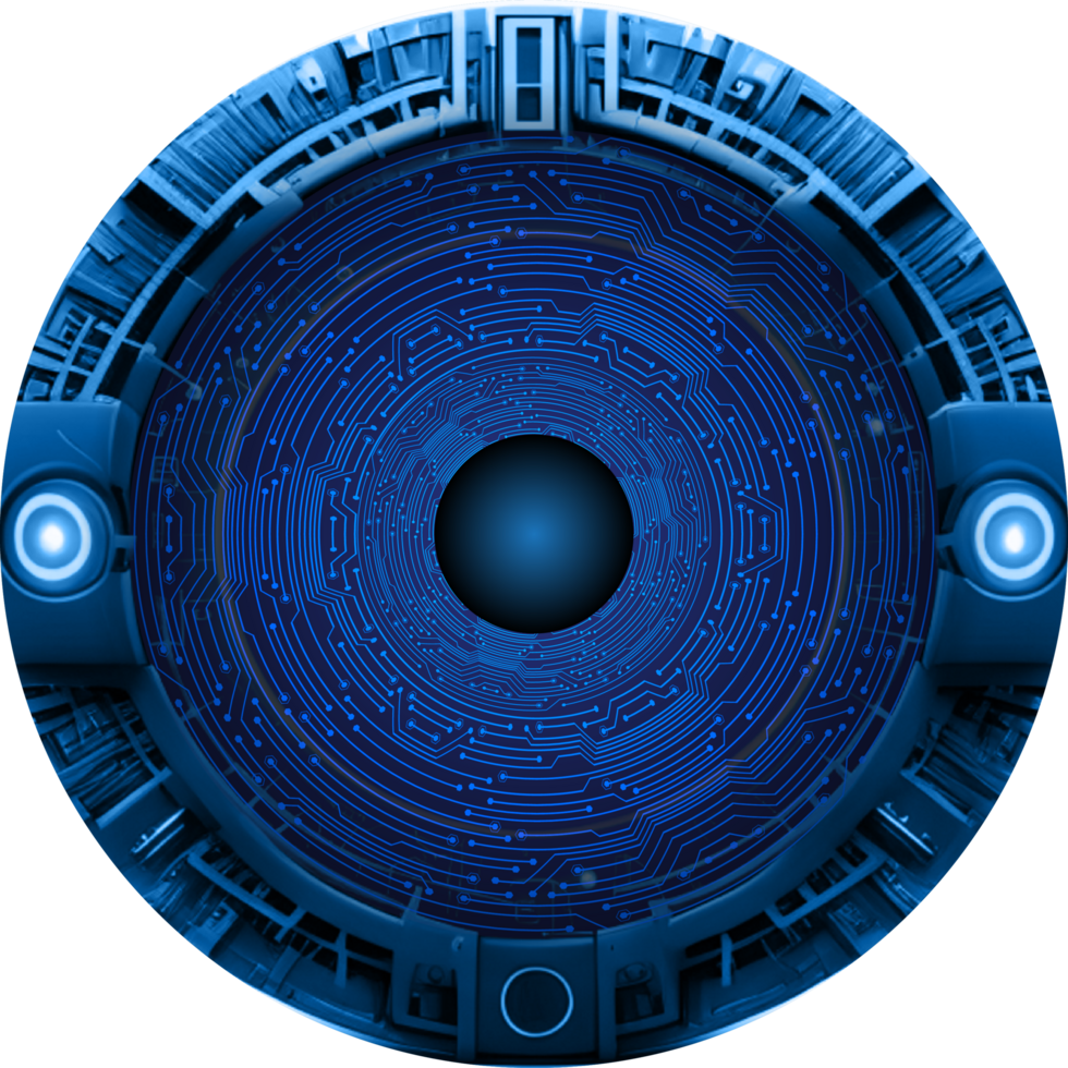 Modern Technology Eye Cybersecurity Crop-out png