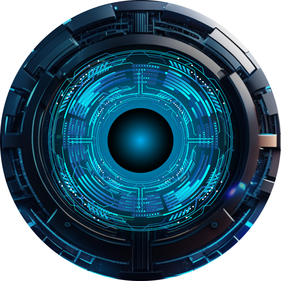 Modern Technology Eye Cybersecurity Crop-out png