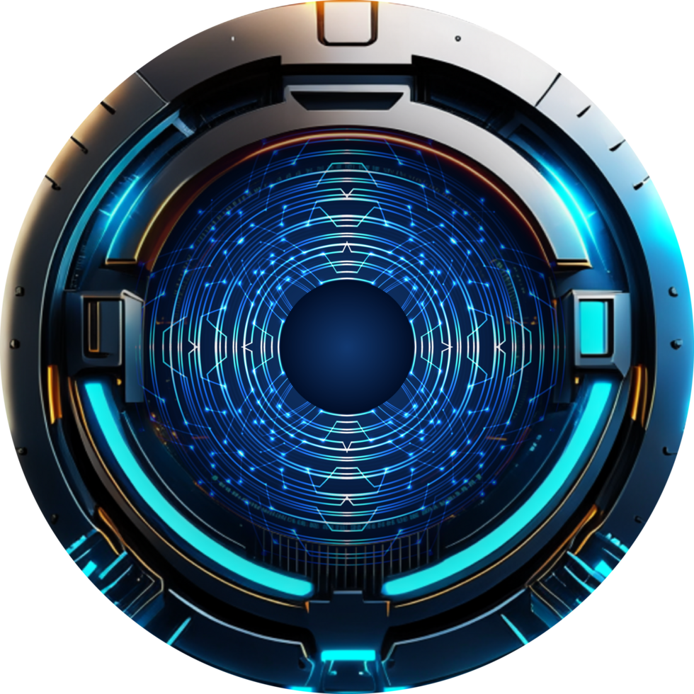 Modern Technology Eye Cybersecurity Crop-out png