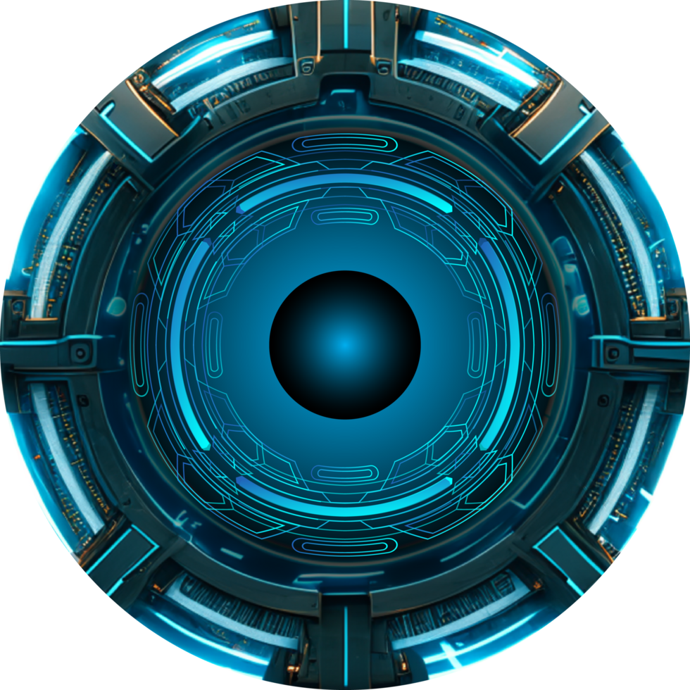 Modern Technology Eye Cybersecurity Crop-out png