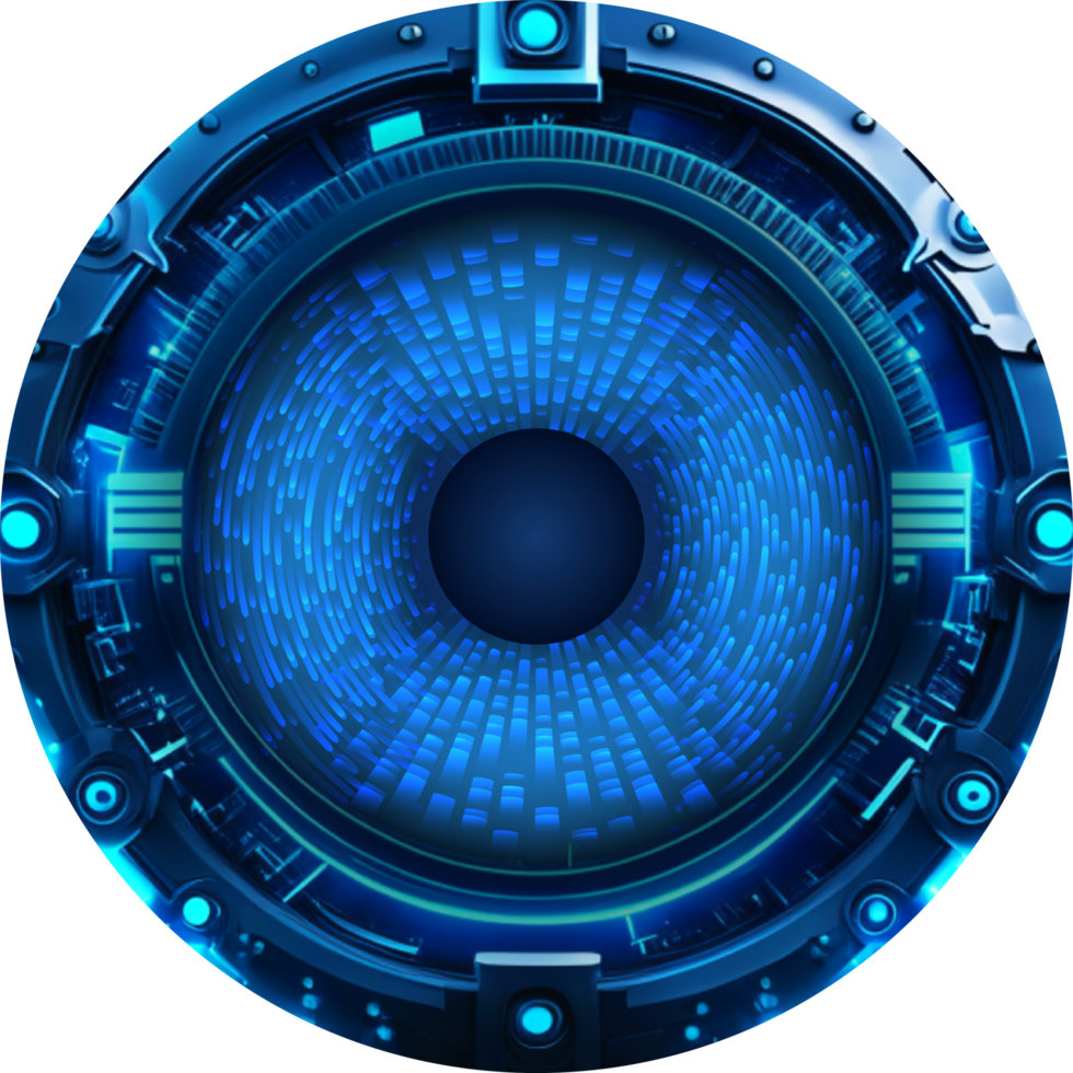 Modern Technology Eye Cybersecurity Crop-out png