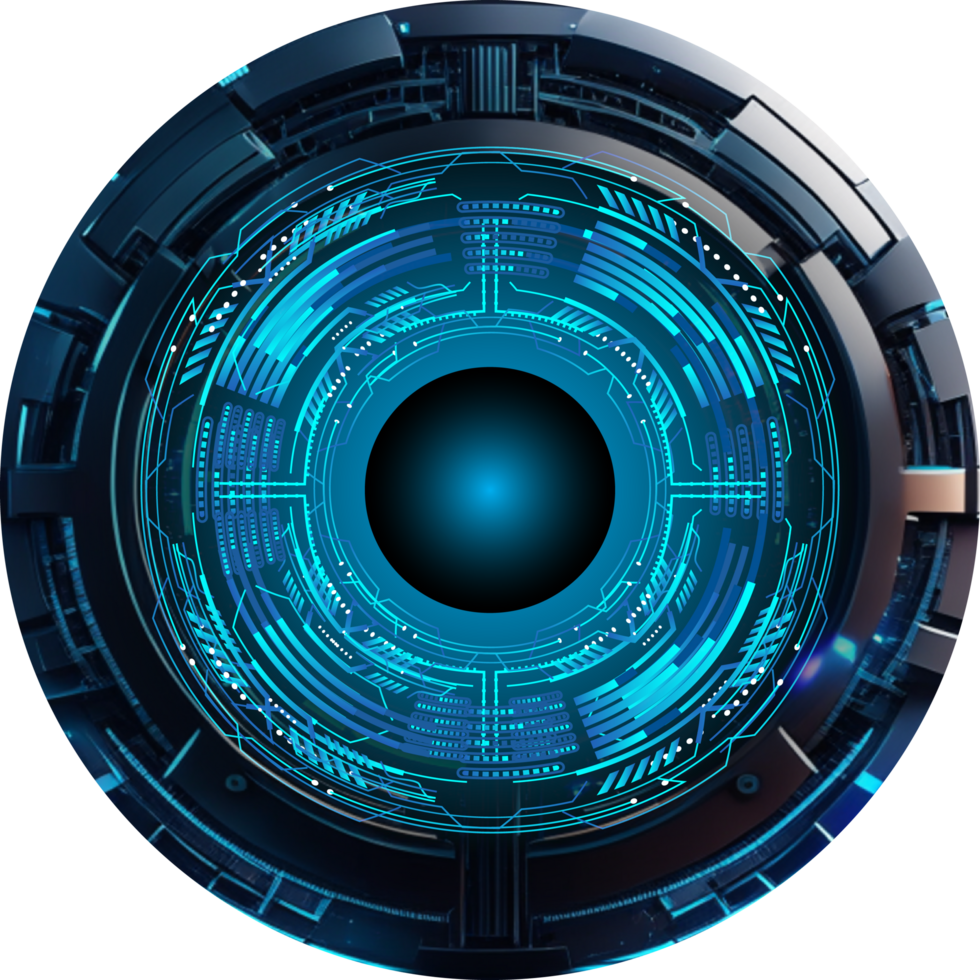 Modern Technology Eye Cybersecurity Crop-out png