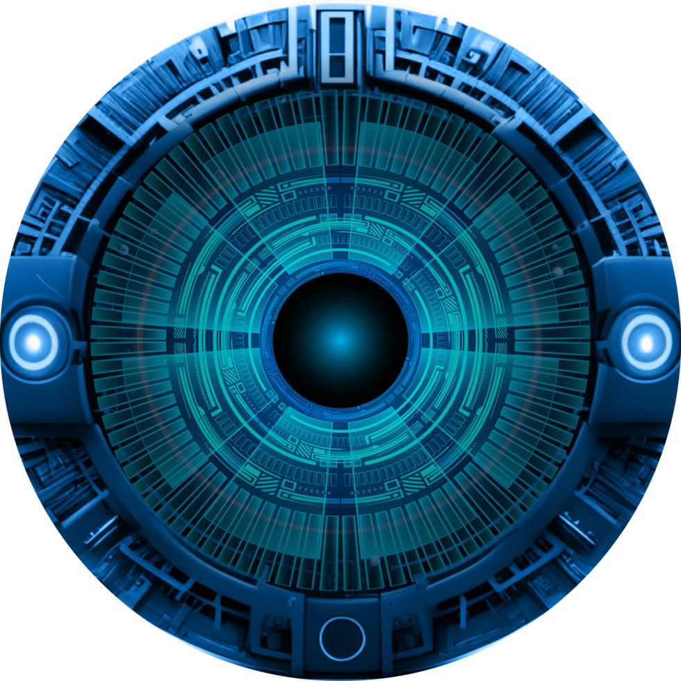 Modern Technology Eye Cybersecurity Crop-out png