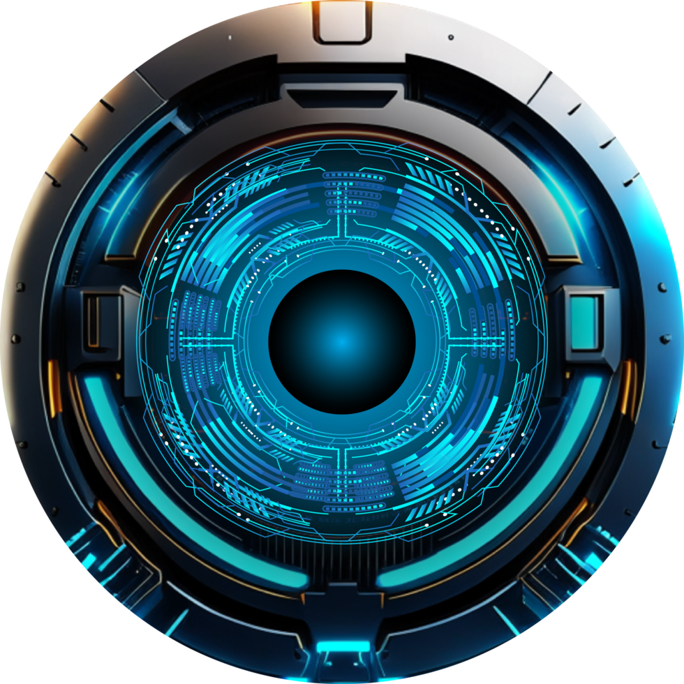 Modern Technology Eye Cybersecurity Crop-out png