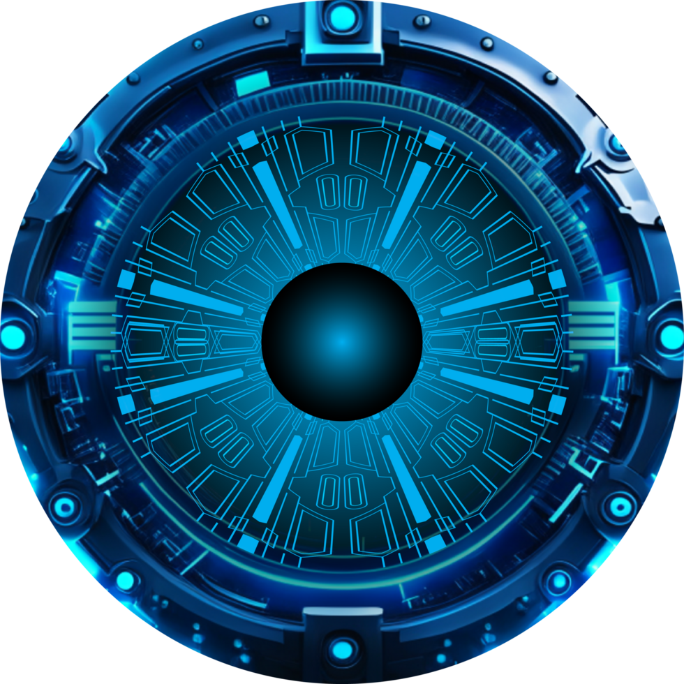 Modern Technology Eye Cybersecurity Crop-out png