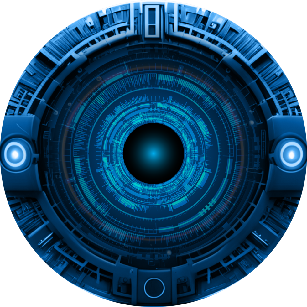 Modern Technology Eye Cybersecurity Crop-out png