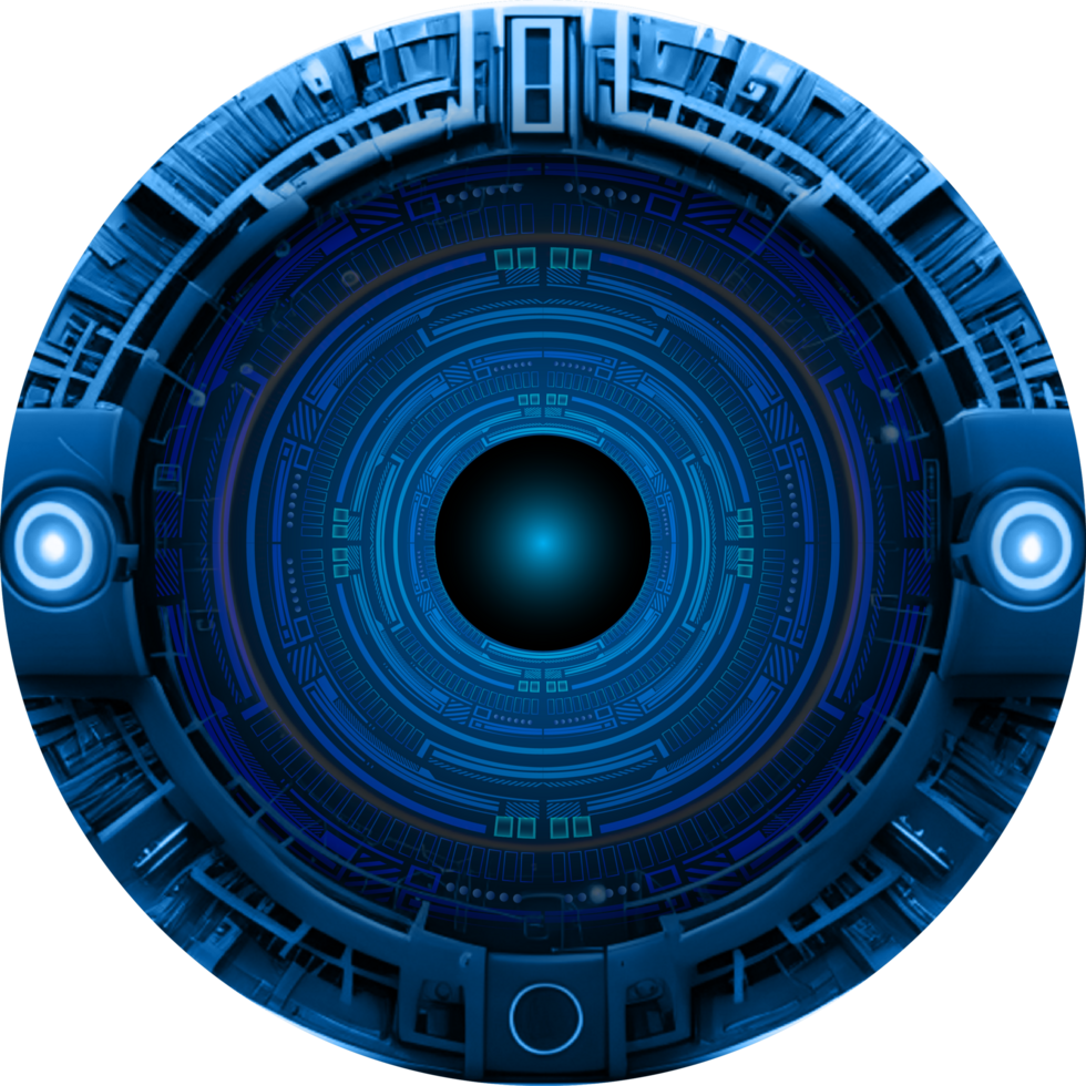 Modern Technology Eye Cybersecurity Crop-out png