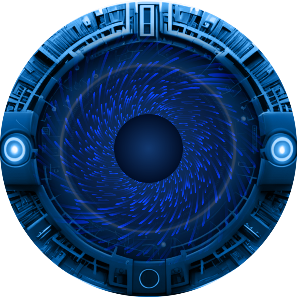 Modern Technology Eye Cybersecurity Crop-out png