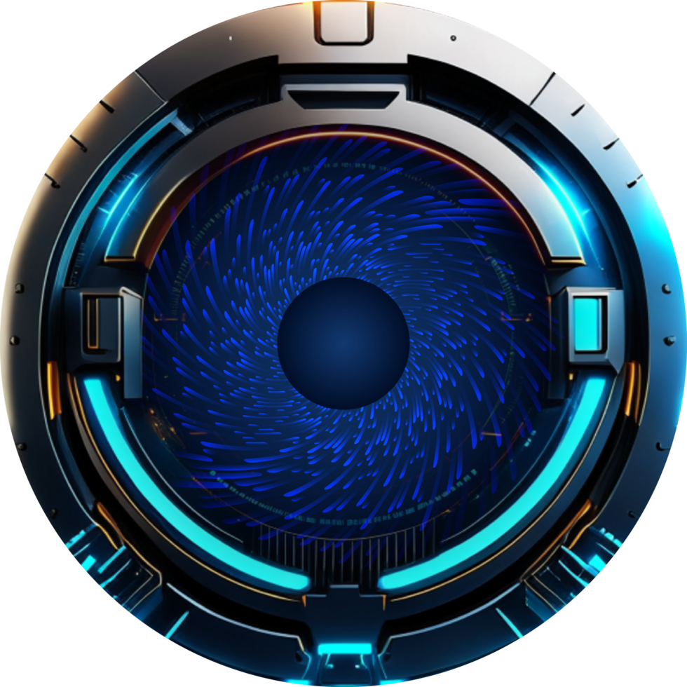 Modern Technology Eye Cybersecurity Crop-out png
