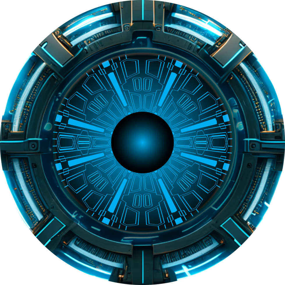 Modern Technology Eye Cybersecurity Crop-out png