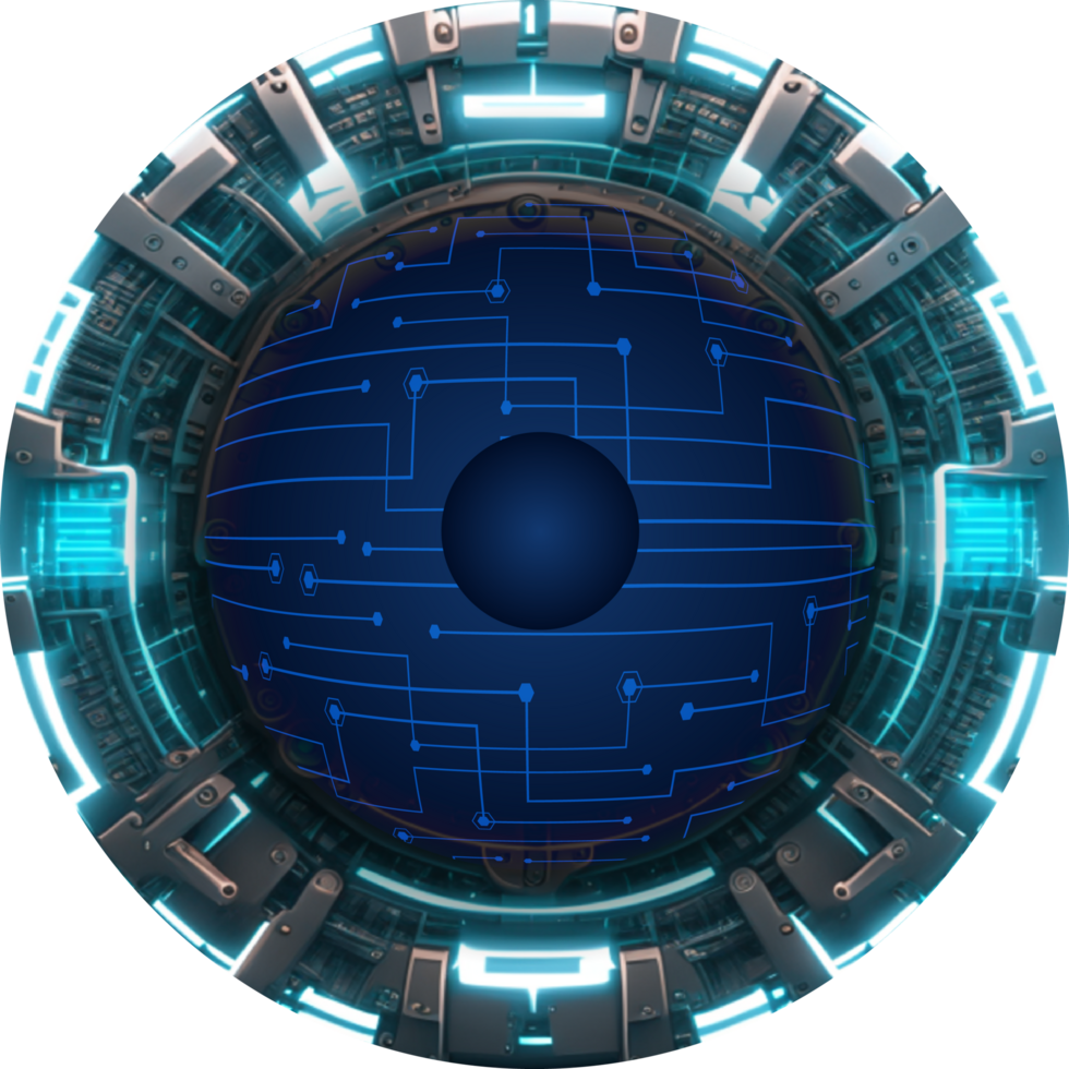 Modern Technology Eye Cybersecurity Crop-out png
