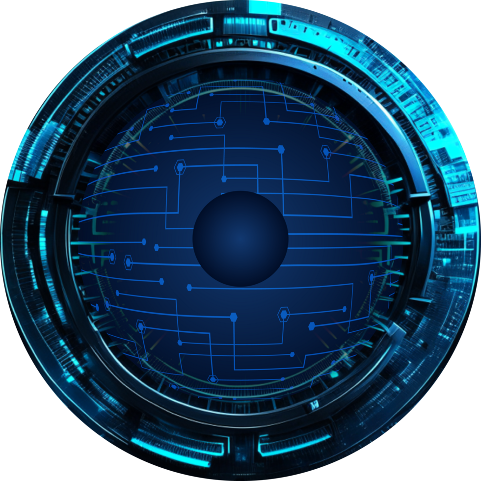 Modern Technology Eye Cybersecurity Crop-out png