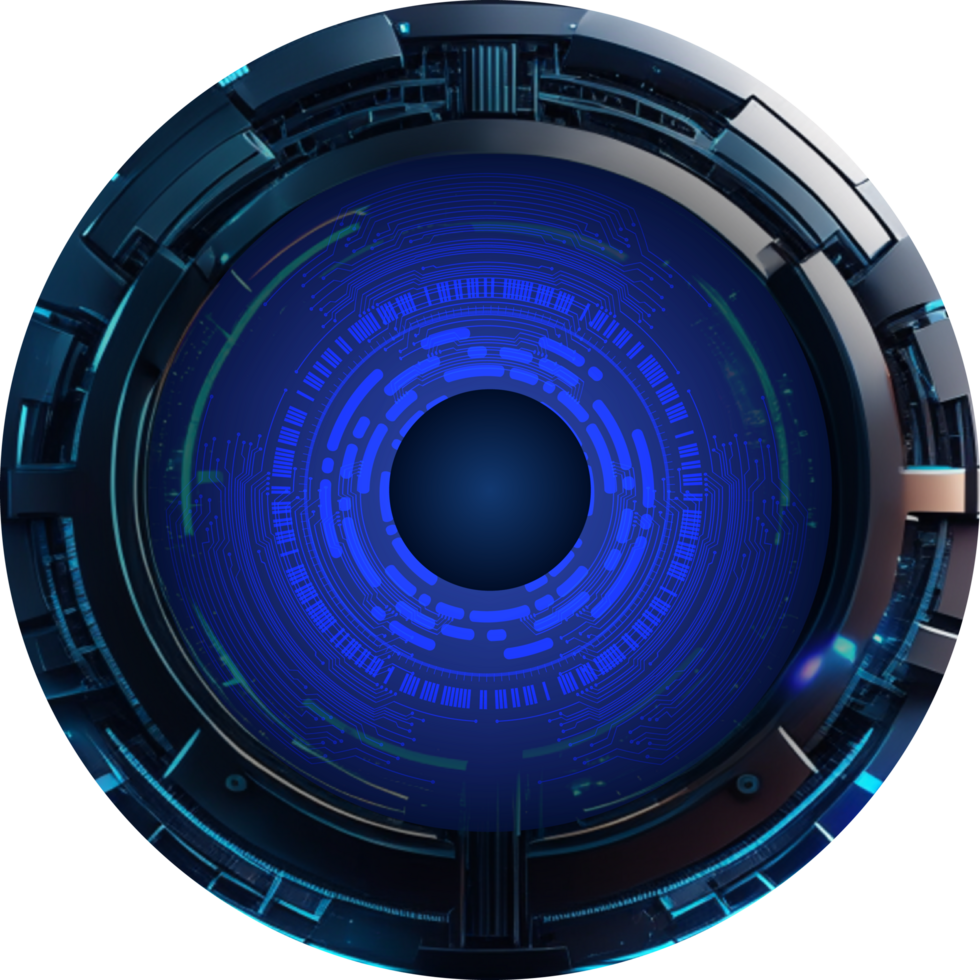 Modern Technology Eye Cybersecurity Crop-out png