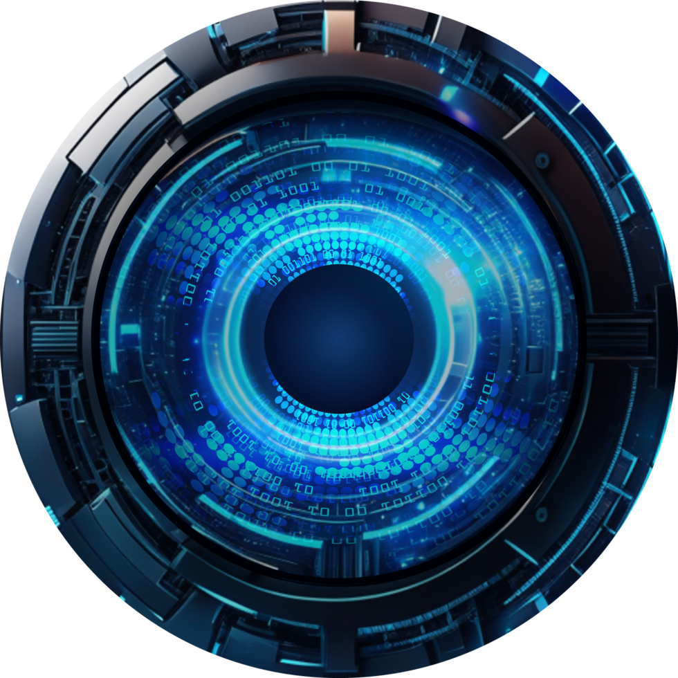 Modern Technology Eye Cybersecurity Crop-out png