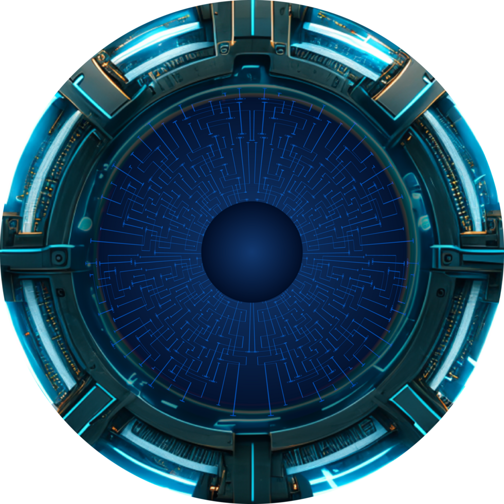 Modern Technology Eye Cybersecurity Crop-out png