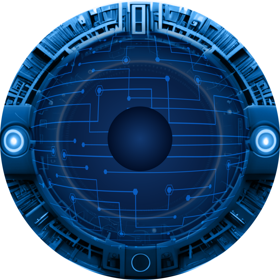 Modern Technology Eye Cybersecurity Crop-out png