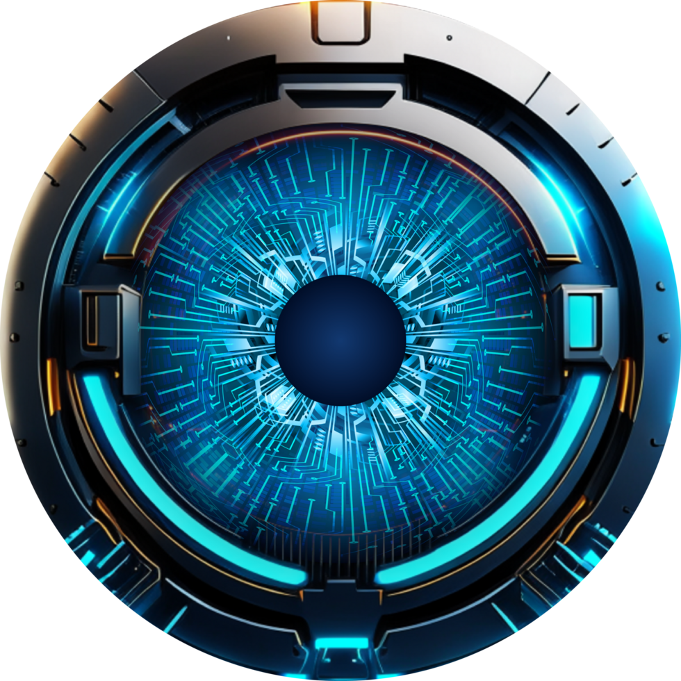 Modern Technology Eye Cybersecurity Crop-out png