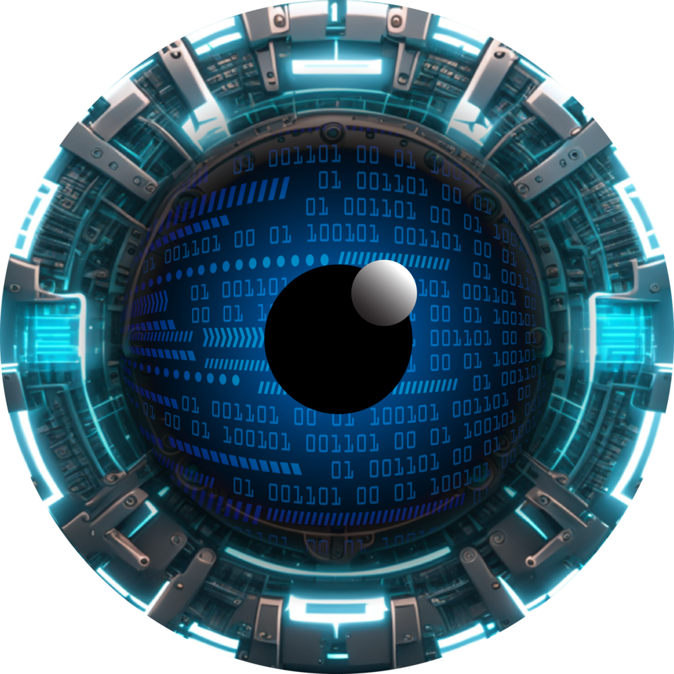 Modern Technology Eye Cybersecurity Crop-out png