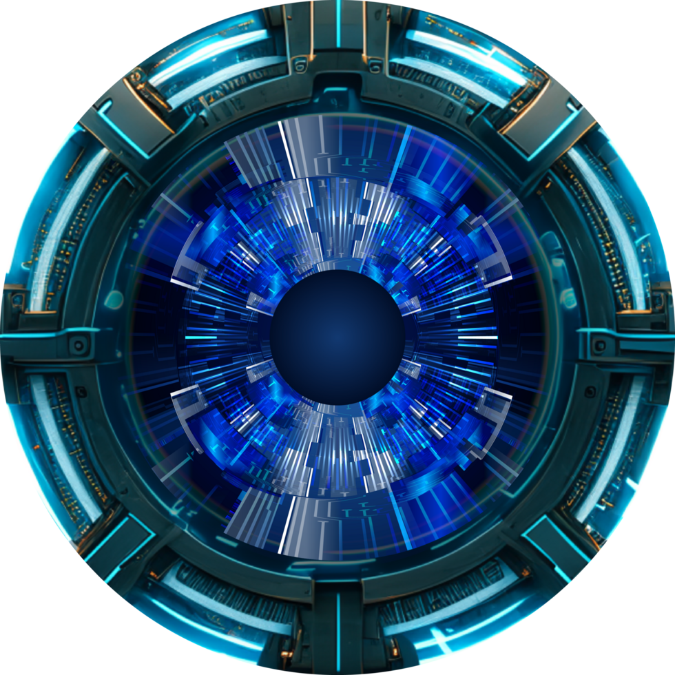 Modern Technology Eye Cybersecurity Crop-out png