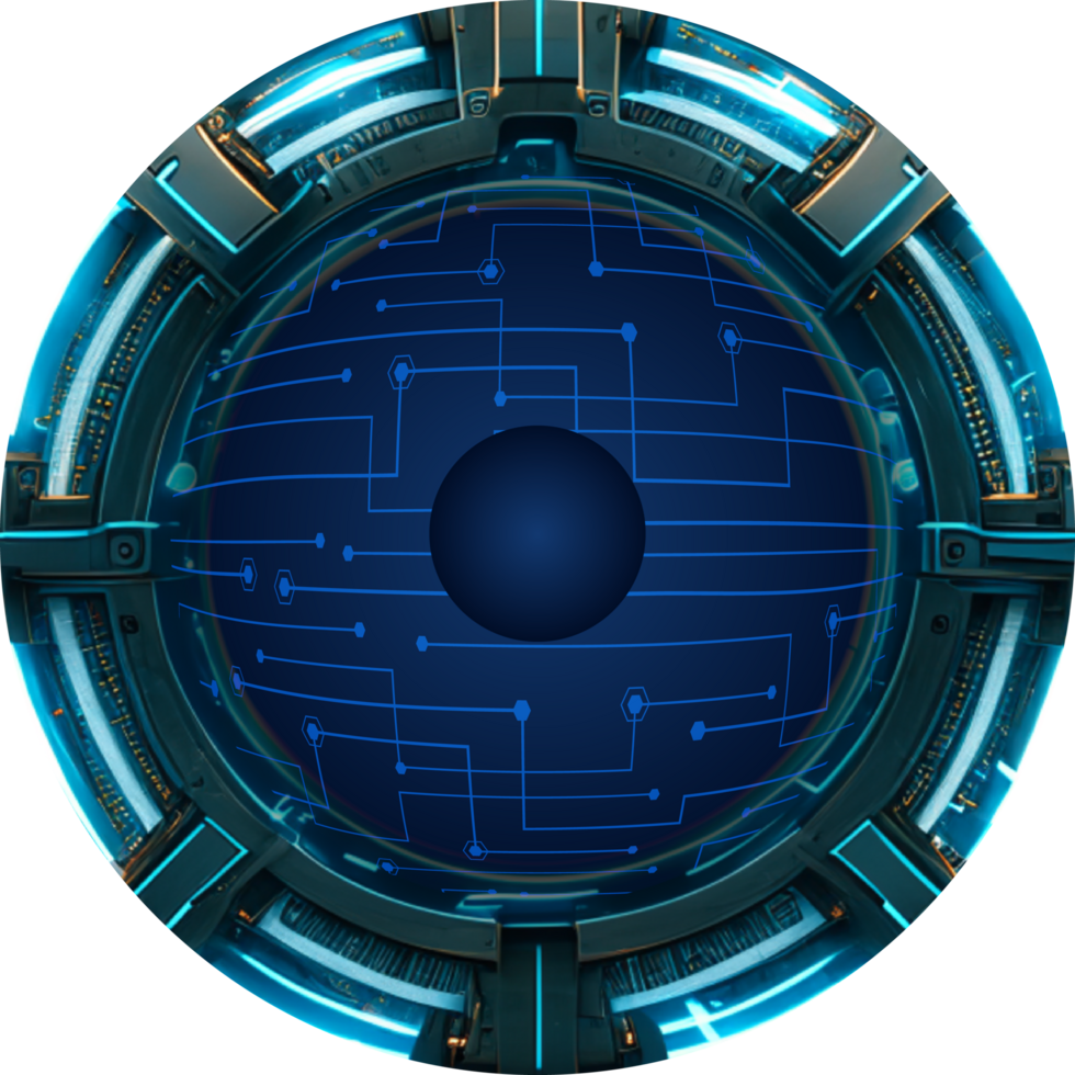 Modern Technology Eye Cybersecurity Crop-out png