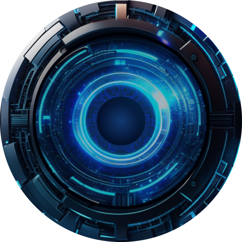 Modern Technology Eye Cybersecurity Crop-out png