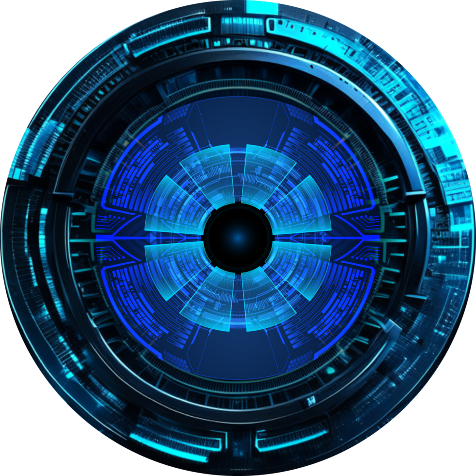Modern Technology Eye Cybersecurity Crop-out png