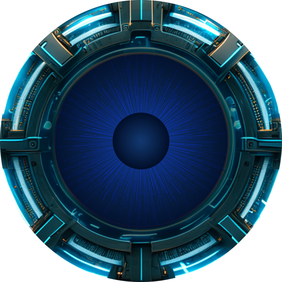 Modern Technology Eye Cybersecurity Crop-out png