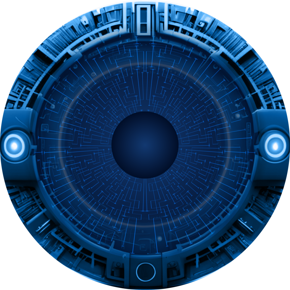 Modern Technology Eye Cybersecurity Crop-out png
