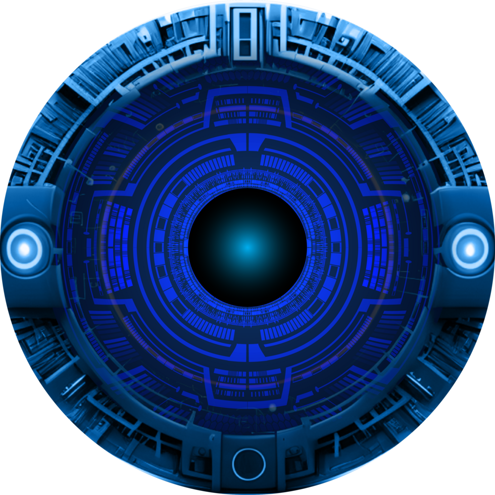 Modern Technology Eye Cybersecurity Crop-out png