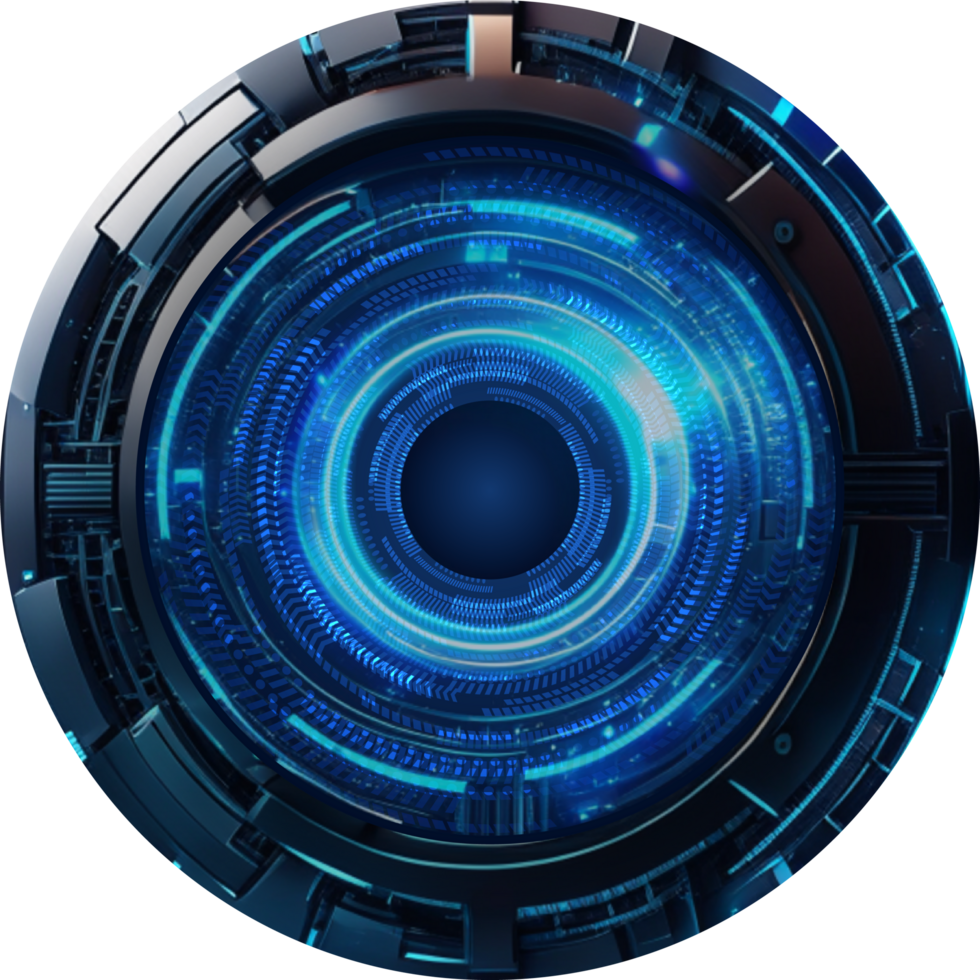 Modern Technology Eye Cybersecurity Crop-out png