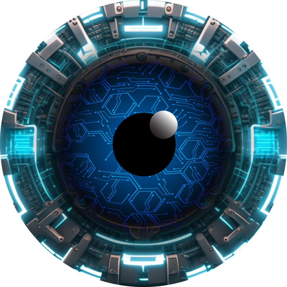 Modern Technology Eye Cybersecurity Crop-out png