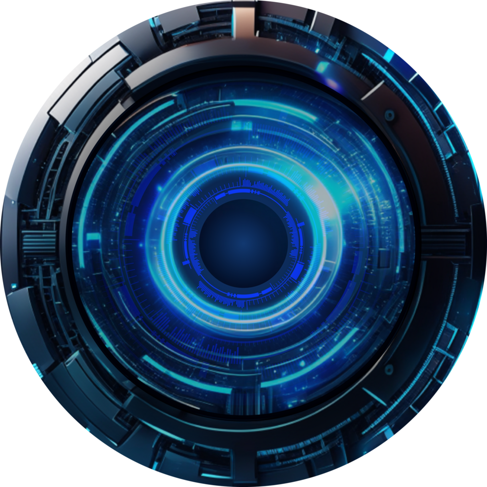 Modern Technology Eye Cybersecurity Crop-out png