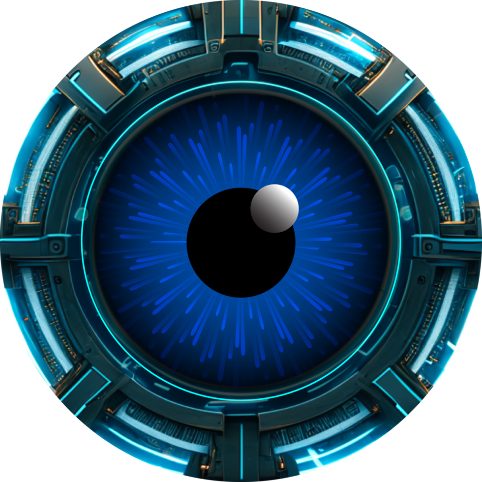 Modern Technology Eye Cybersecurity Crop-out png