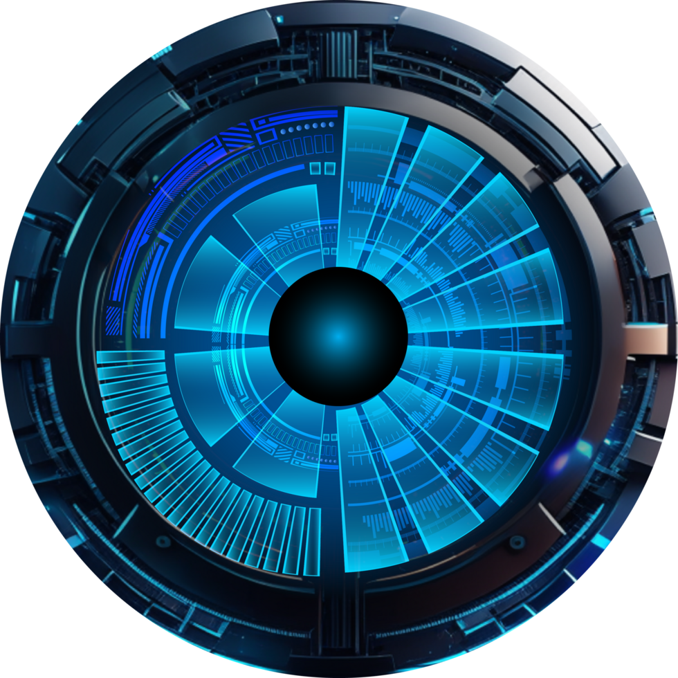 Modern Technology Eye Cybersecurity Crop-out png